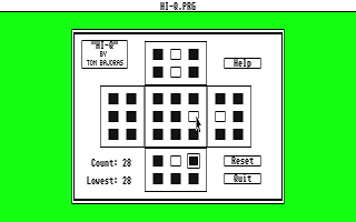 Hi-Q atari screenshot